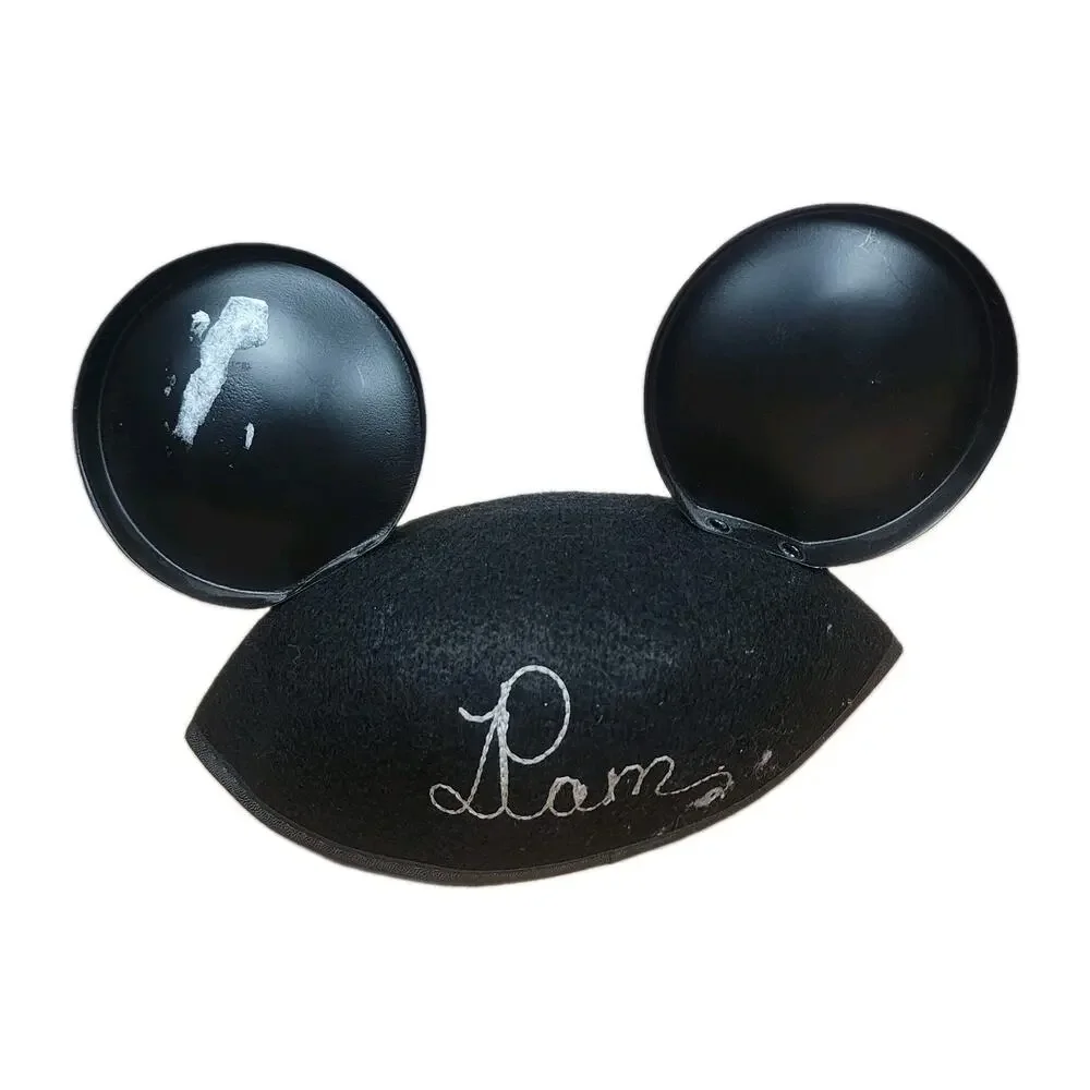 Mickey Mouse Ears Walt Disney 25th Anniversary 1996 Black Jacobson Hat USA